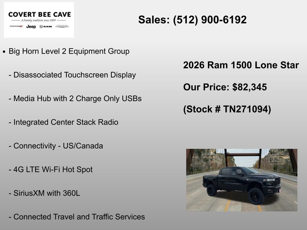 New 2026 RAM 1500 Lone Star AWD/4WD image 36