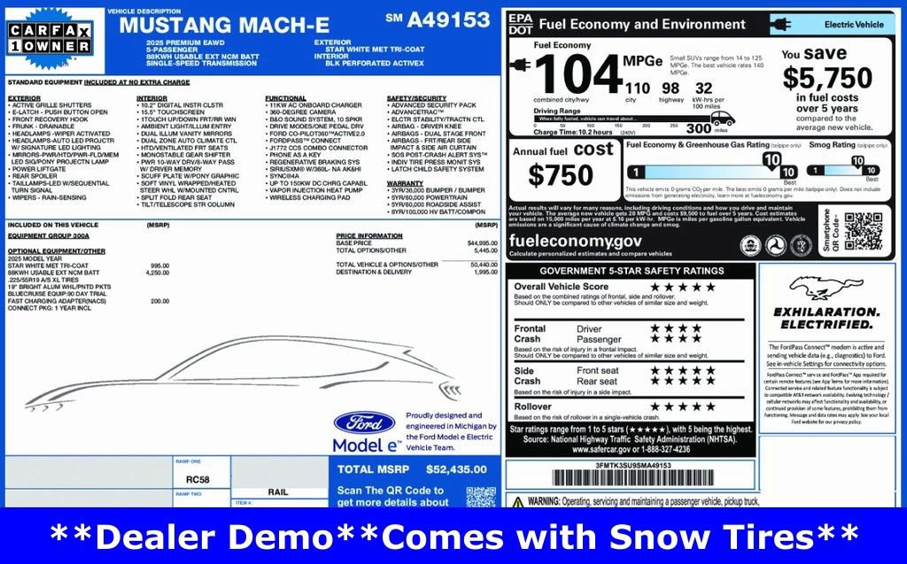 Used 2025 Ford Mustang Mach-E Premium image 6