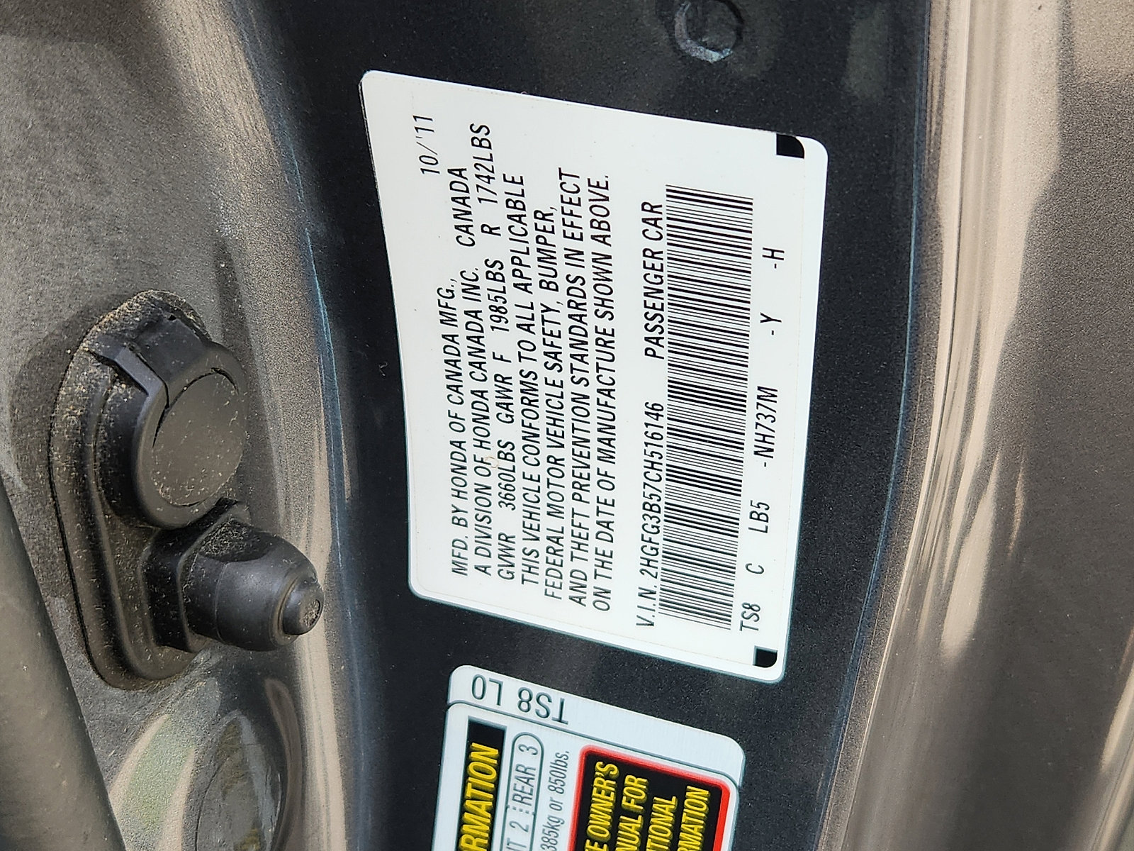 Used 2012 Honda Civic LX image 26