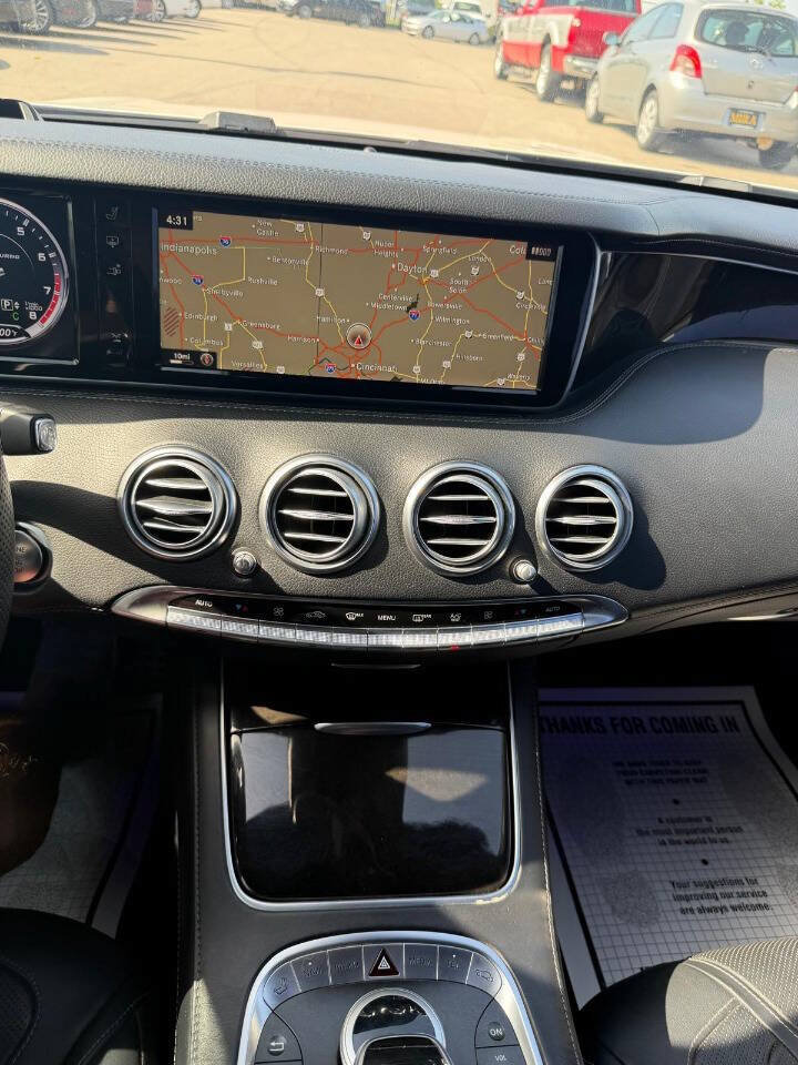 Used 2015 Mercedes-Benz S 63 AMG 4MATIC Coupe w/ Driver Assistance Package image 91
