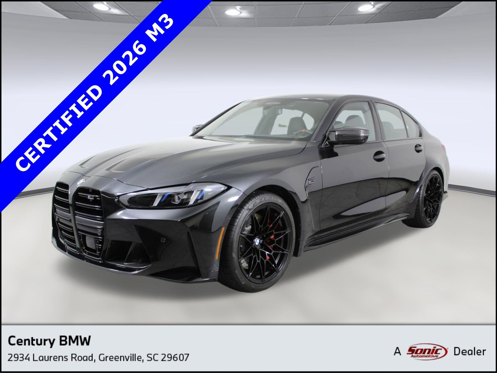 Certified 2026 BMW M3 Competition w/ M Carbon Exterior Package