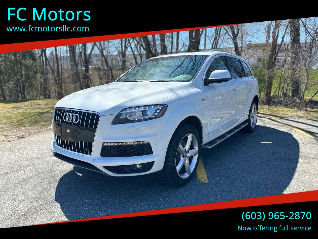 Used 2013 Audi Q7 3.0T S line Prestige AWD/4WD image 1