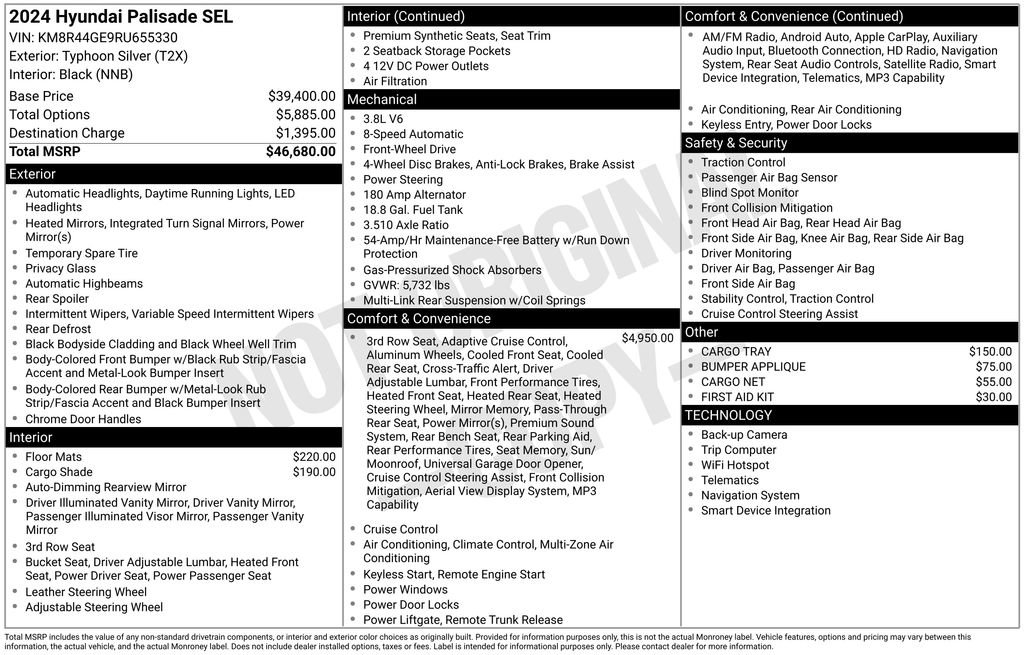 Used 2024 Hyundai Palisade SEL image 33