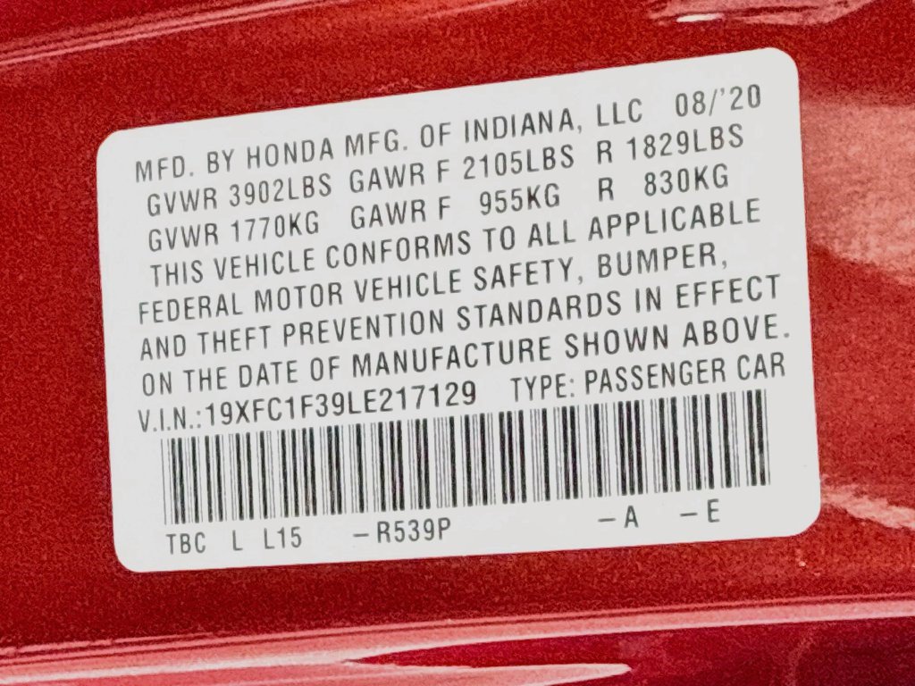 Used 2020 Honda Civic EX image 39