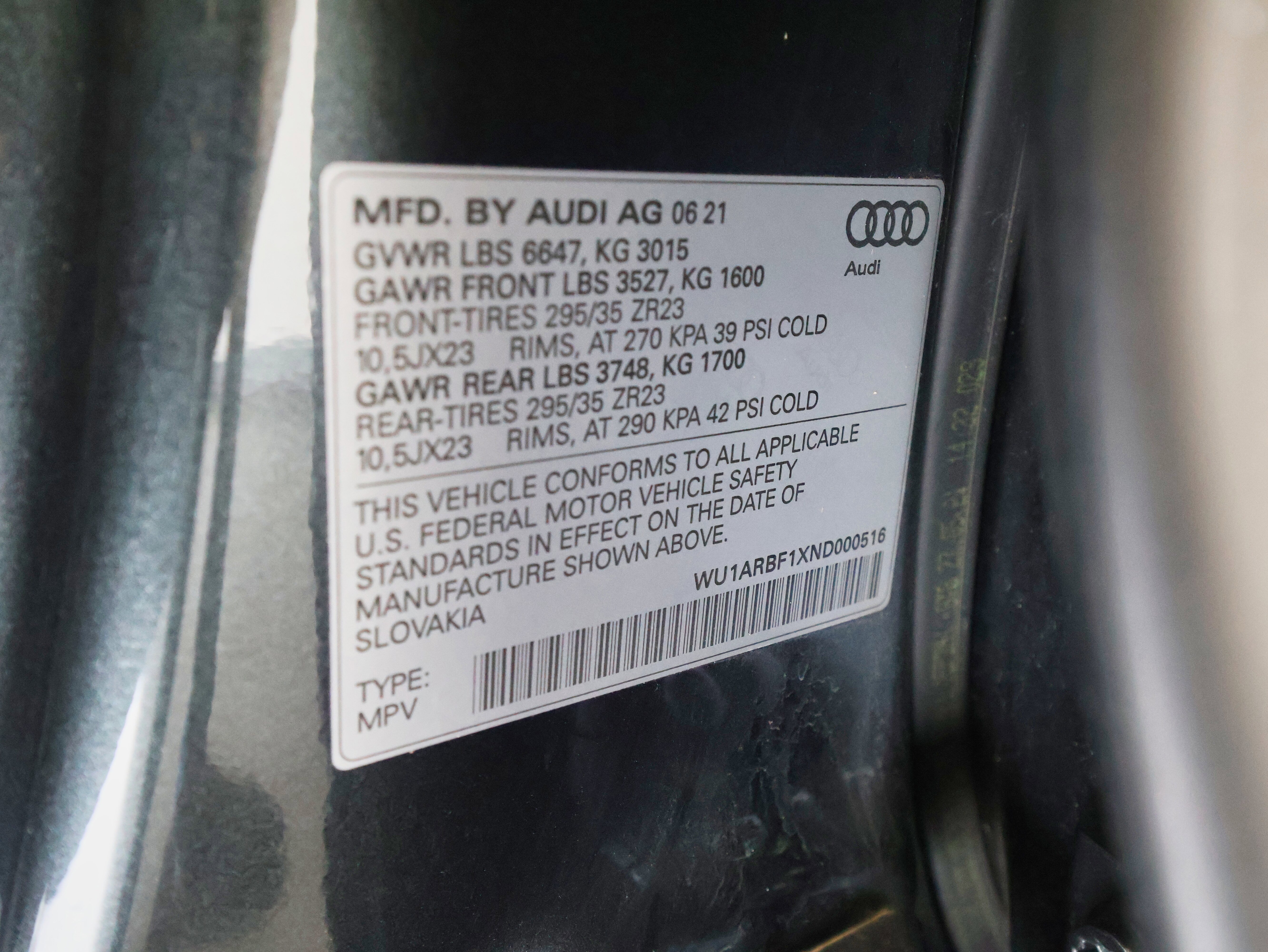 Used 2022 Audi RS Q8 w/ Black Optic Package image 67