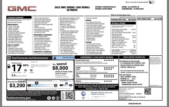 Used 2023 GMC Sierra 1500 Denali Ultimate image 34