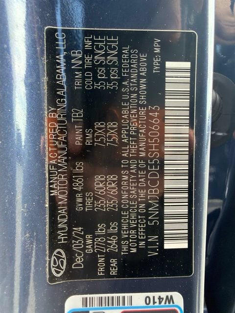 Used 2025 Hyundai Tucson SEL AWD/4WD image 27