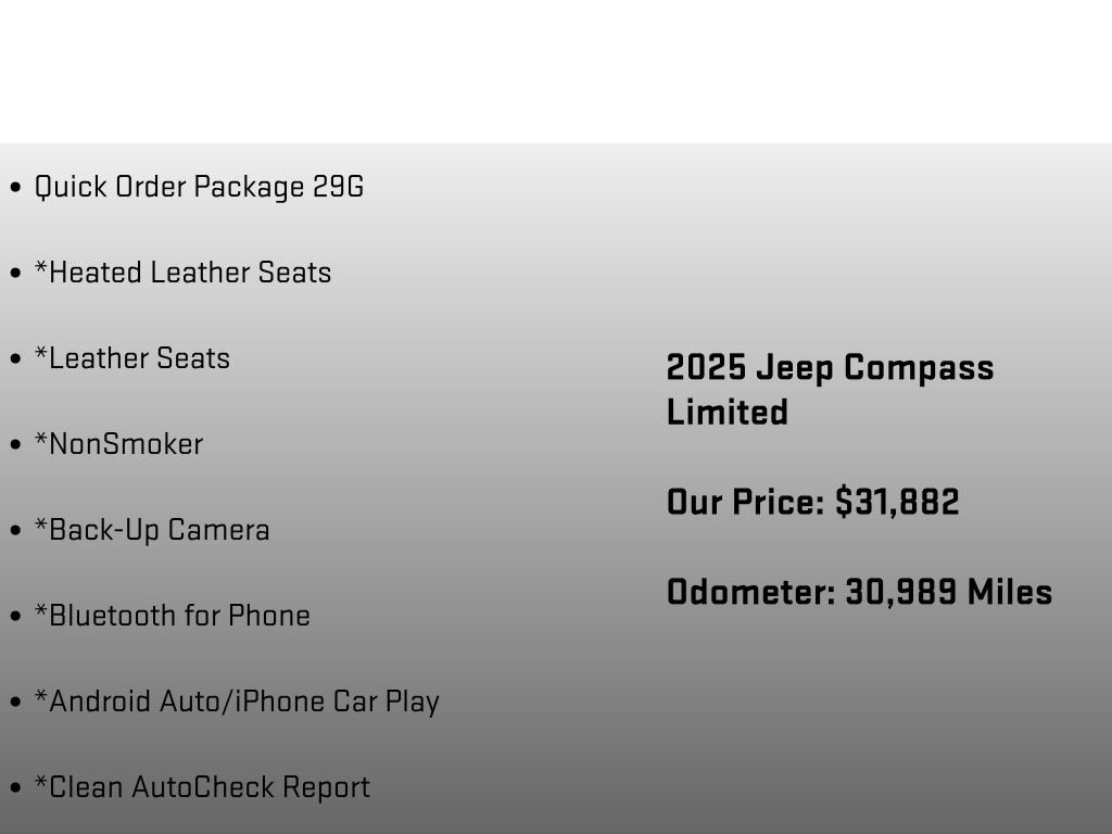 Used 2025 Jeep Compass Limited image 6