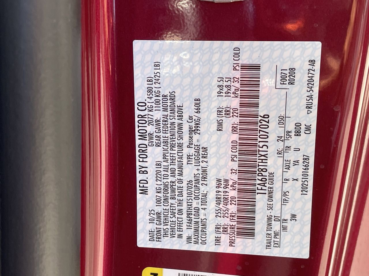 New 2026 Ford Mustang Premium RWD image 31