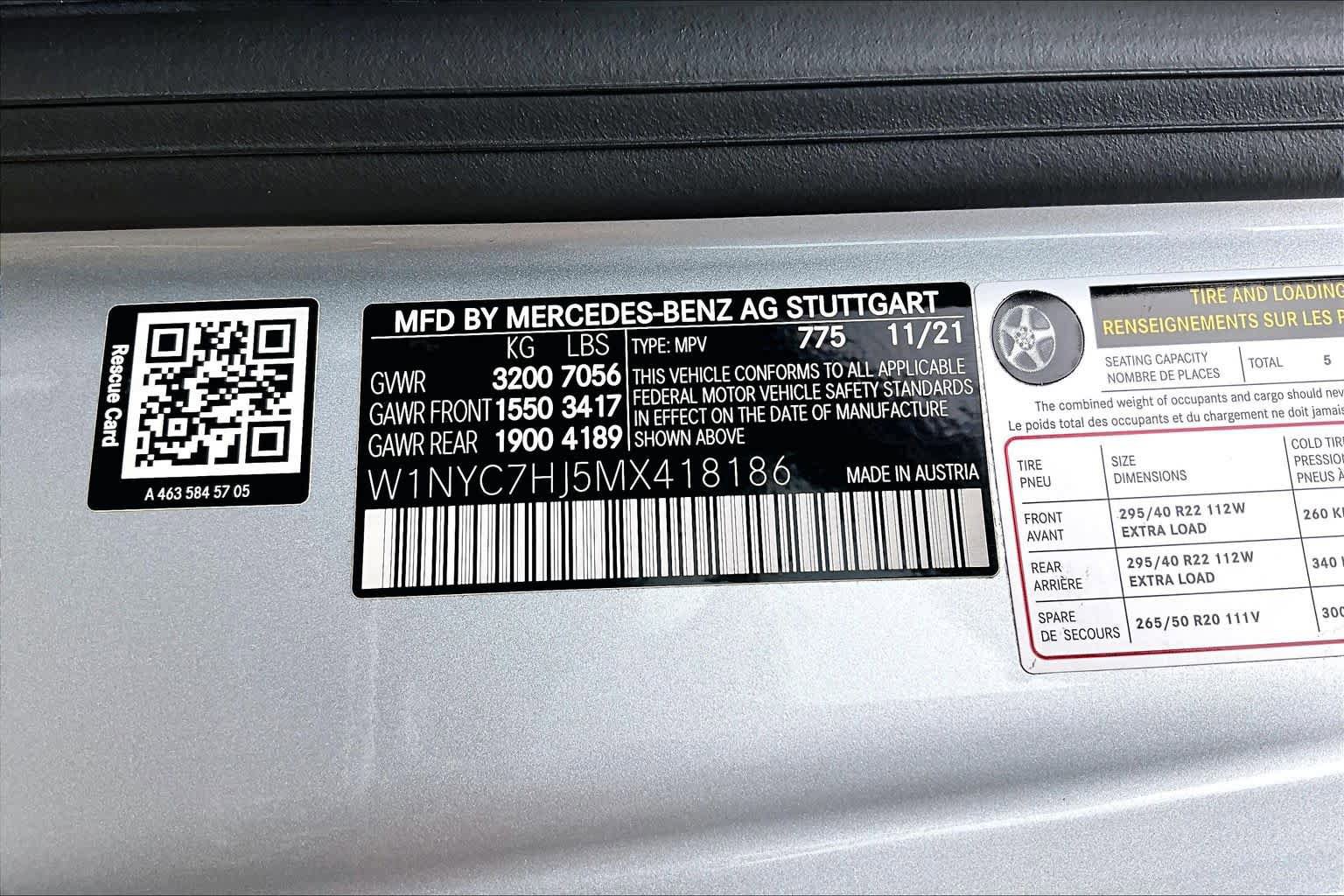 Certified 2021 Mercedes-Benz G 63 AMG 4MATIC image 37