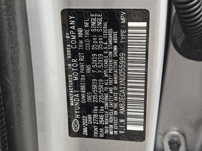 Used 2022 Hyundai Tucson Limited w/ Cargo Package image 22