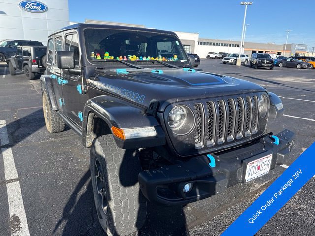 Used 2021 Jeep Wrangler Unlimited Rubicon 4xe w/ Steel Bumper Group AWD/4WD image 3