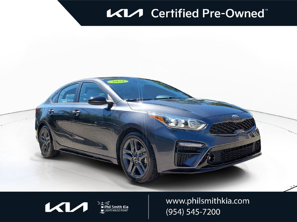 Certified 2021 Kia Forte GT-Line w/ GT-Line Premium Package FWD image 1