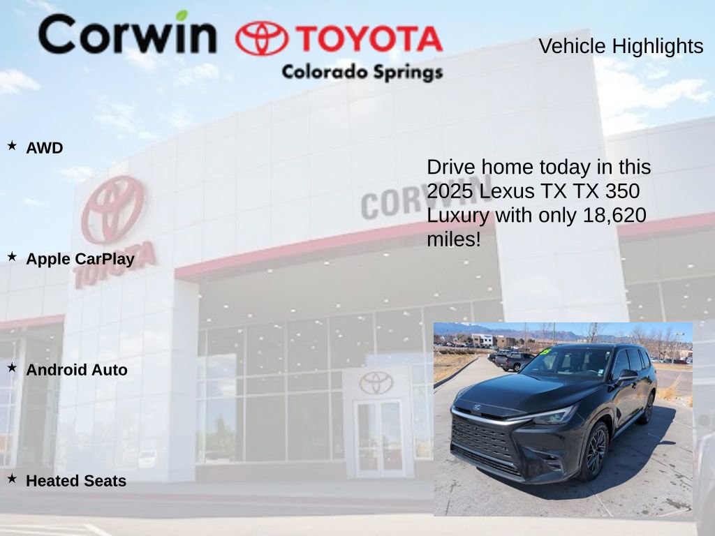 Used 2025 Lexus TX 350 AWD w/ Technology Package image 7
