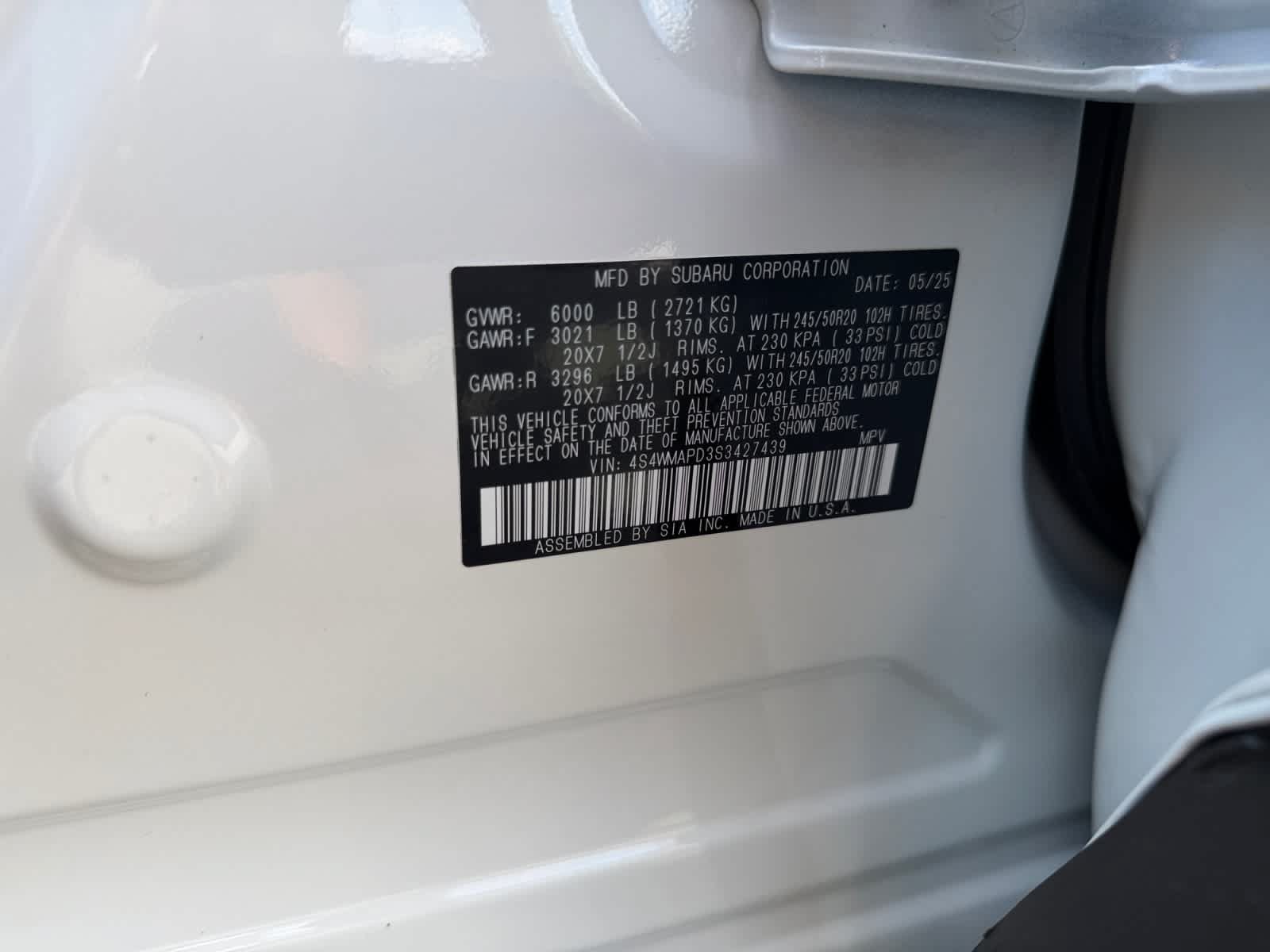 Certified 2025 Subaru Ascent Limited AWD/4WD image 17