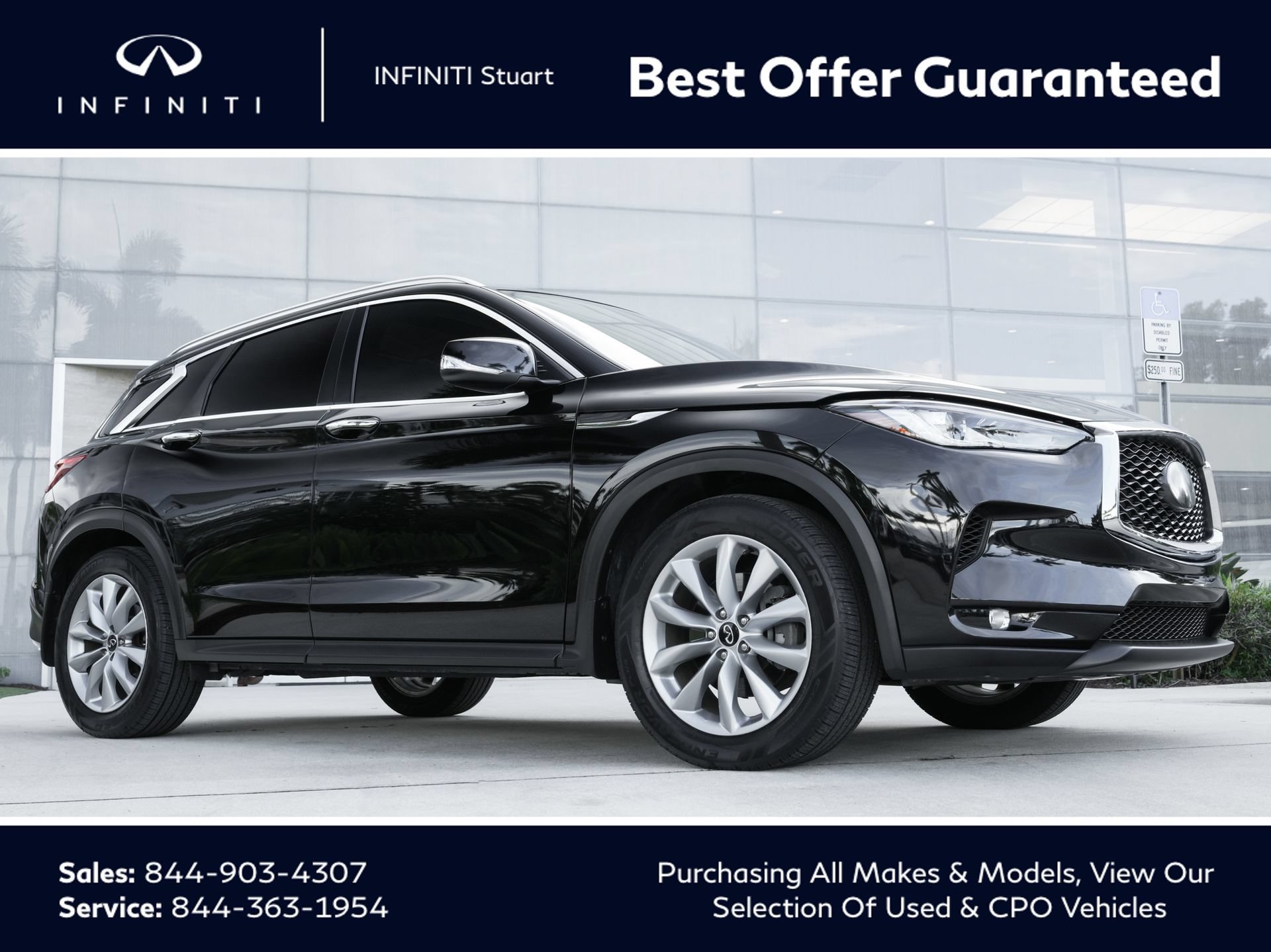 Used 2022 INFINITI QX50 Luxe FWD image 1