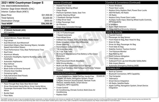 Used 2021 MINI Cooper Countryman S FWD image 5