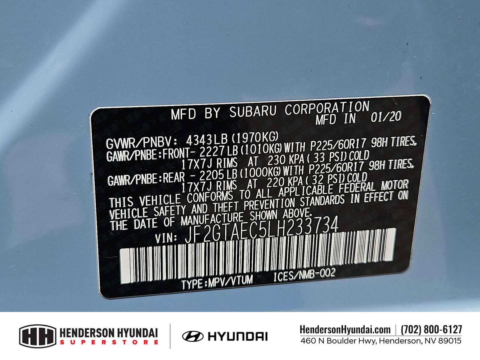 Used 2020 Subaru Crosstrek 2.0i Premium w/ Moonroof Package 2 AWD/4WD image 36