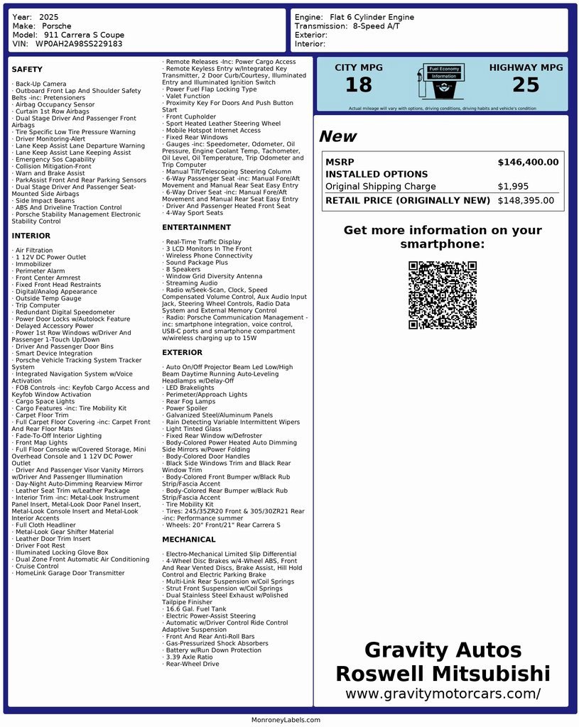 Used 2025 Porsche 911 Carrera S image 3