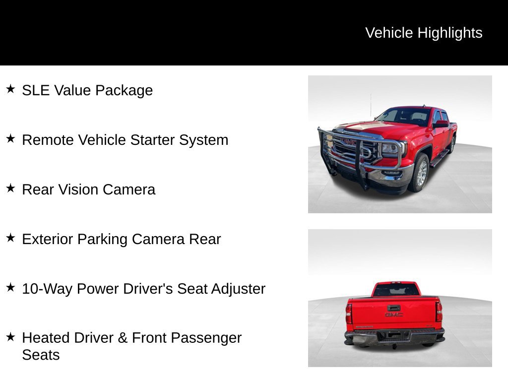 Used 2017 GMC Sierra 1500 SLE w/ SLE Value Package AWD/4WD image 39