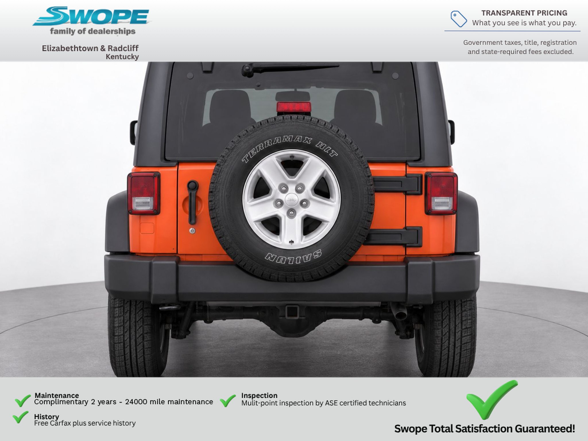 Used 2015 Jeep Wrangler Unlimited Sport w/ Quick Order Package 24S AWD/4WD image 6