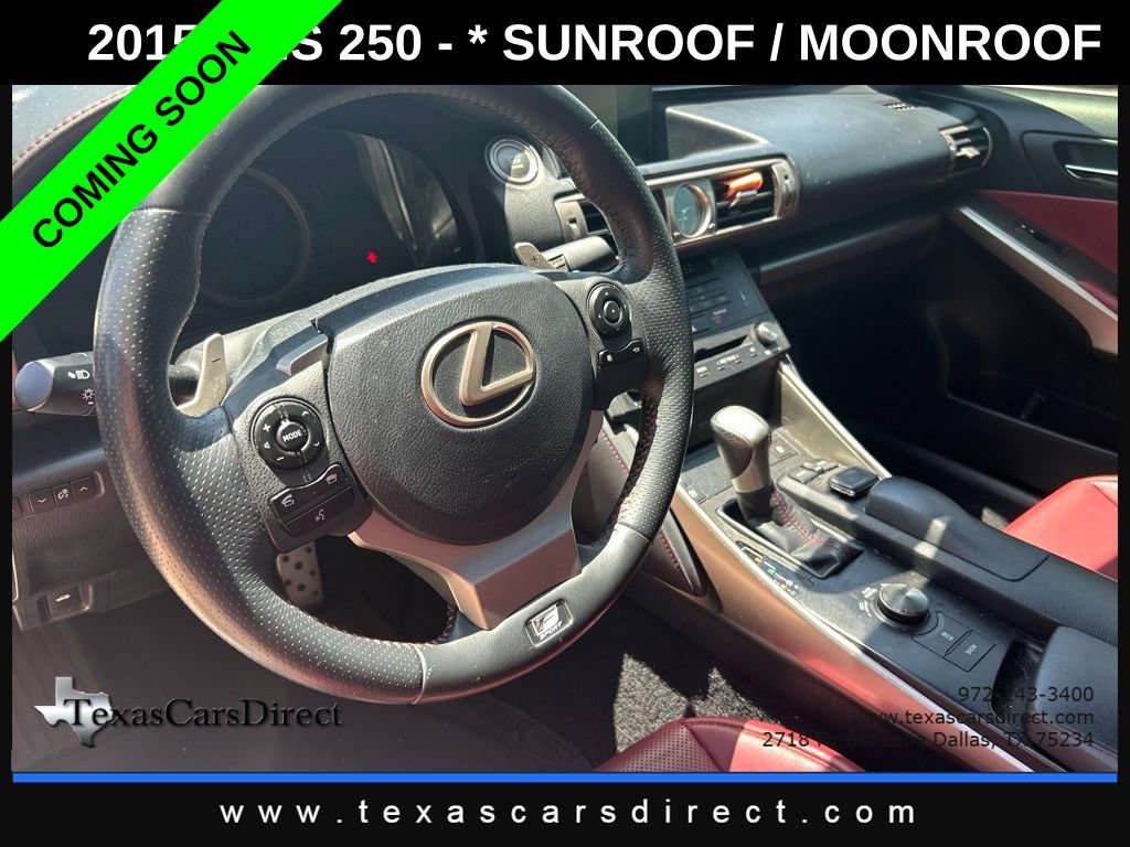 Used 2015 Lexus IS 250 w/ F-Sport Package RWD image 7