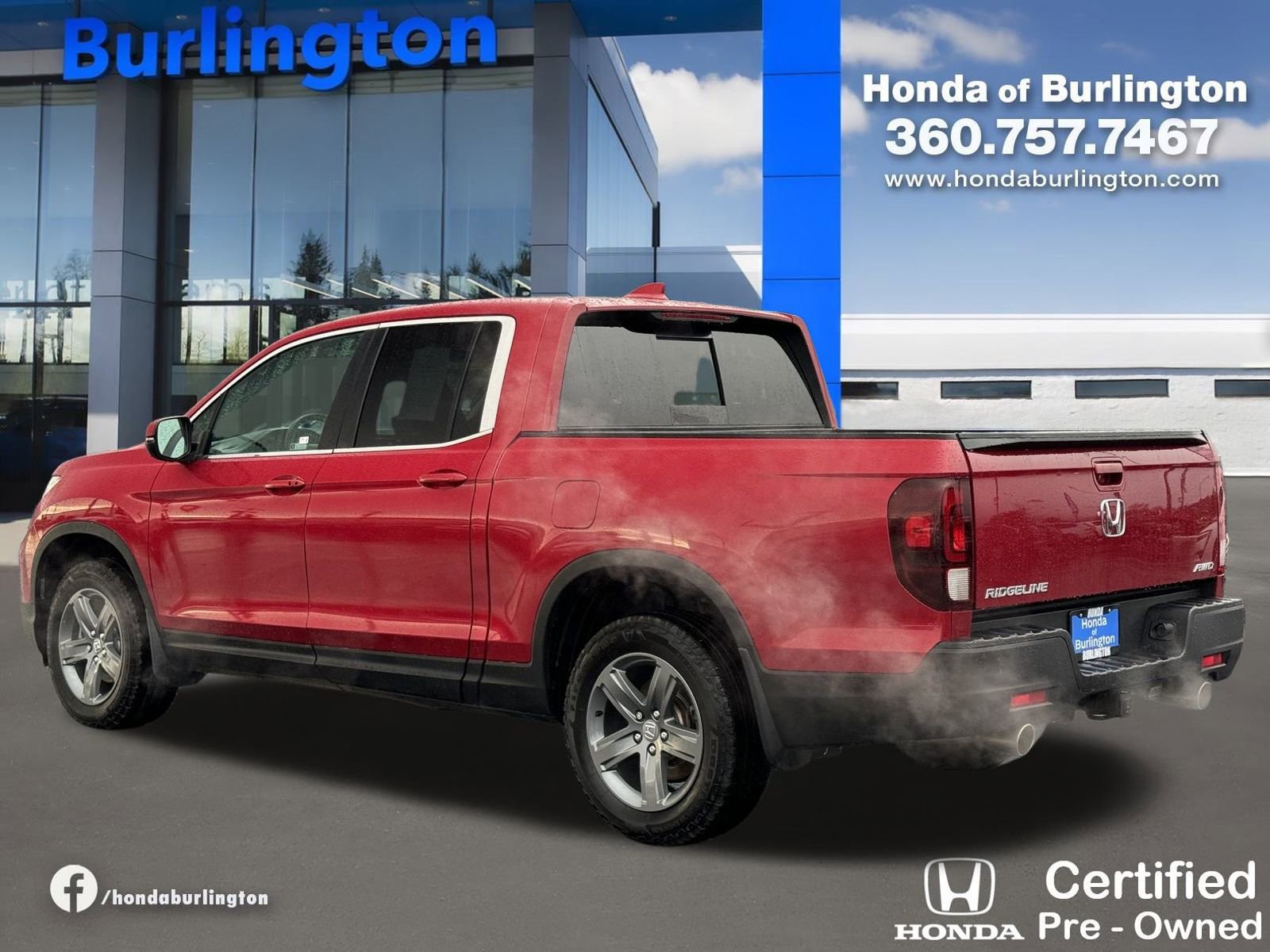 Certified 2022 Honda Ridgeline RTL image 4