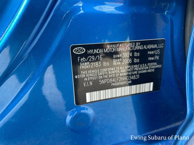 Used 2017 Hyundai Elantra SE w/ SE A/T Tech Package 03 image 28