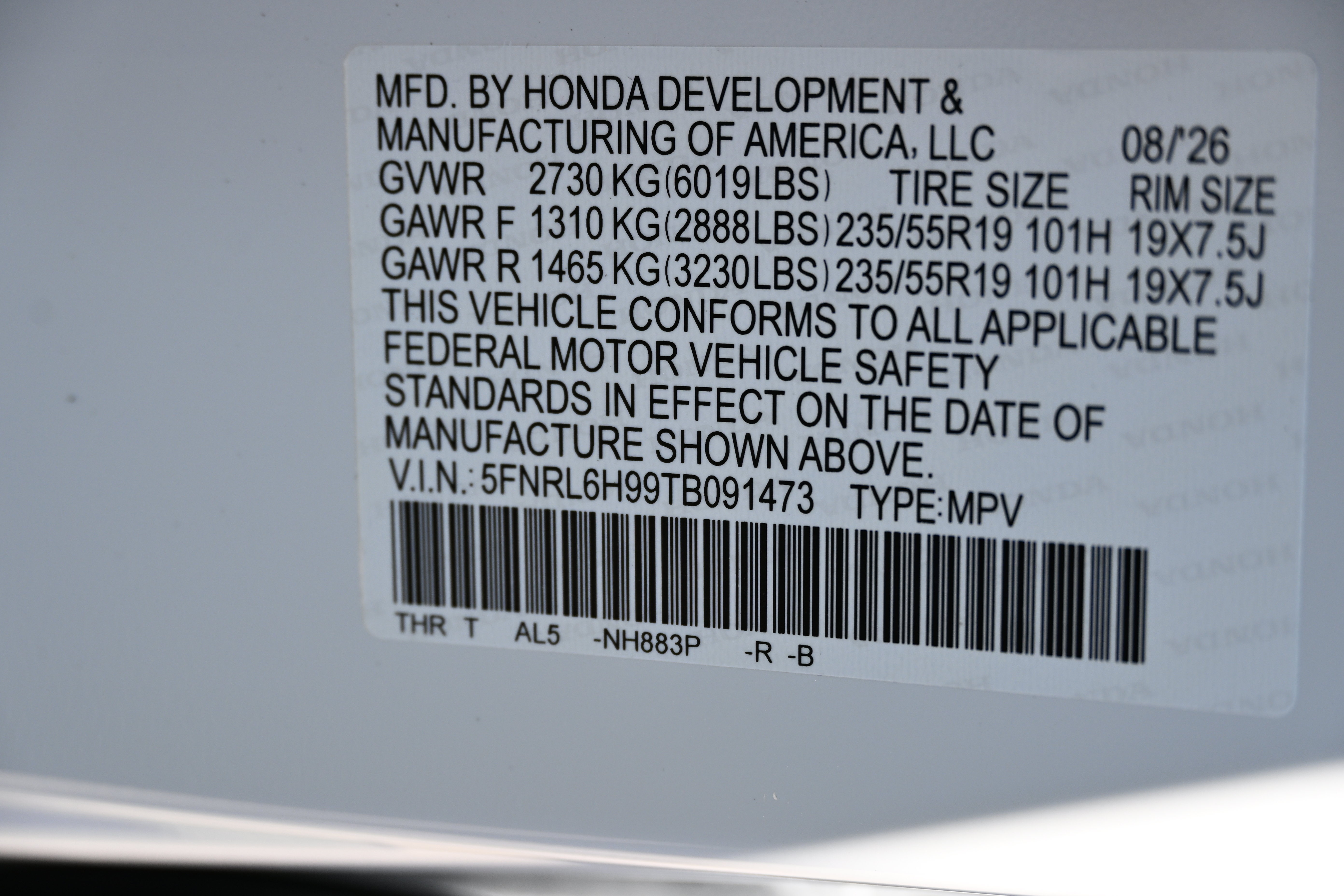 New 2026 Honda Odyssey Elite image 21