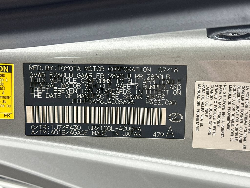 Used 2018 Lexus LC 500 Coupe w/ Sport Package RWD image 32