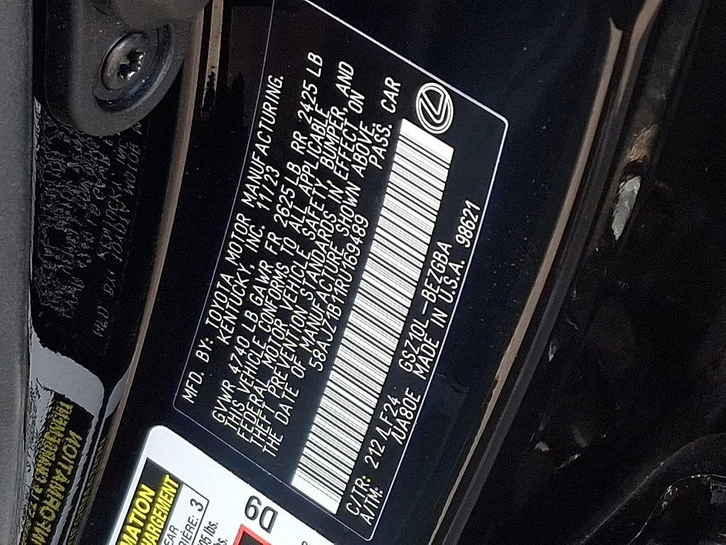 Used 2024 Lexus ES 350 F Sport w/ Technology Package FWD image 27