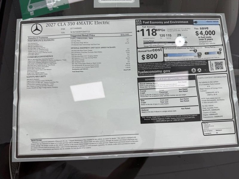 New 2027 Mercedes-Benz CLA 350 image 4