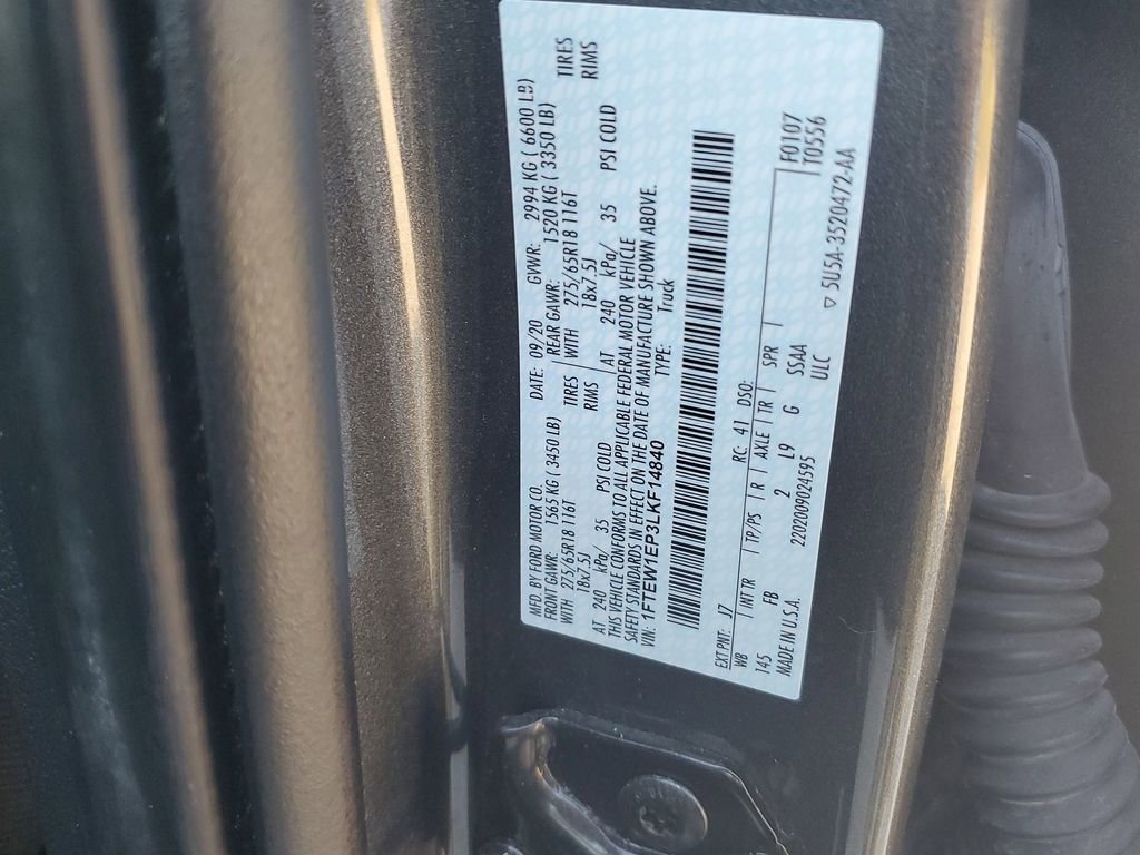 Used 2020 Ford F150 XLT w/ Equipment Group 302A Luxury image 50