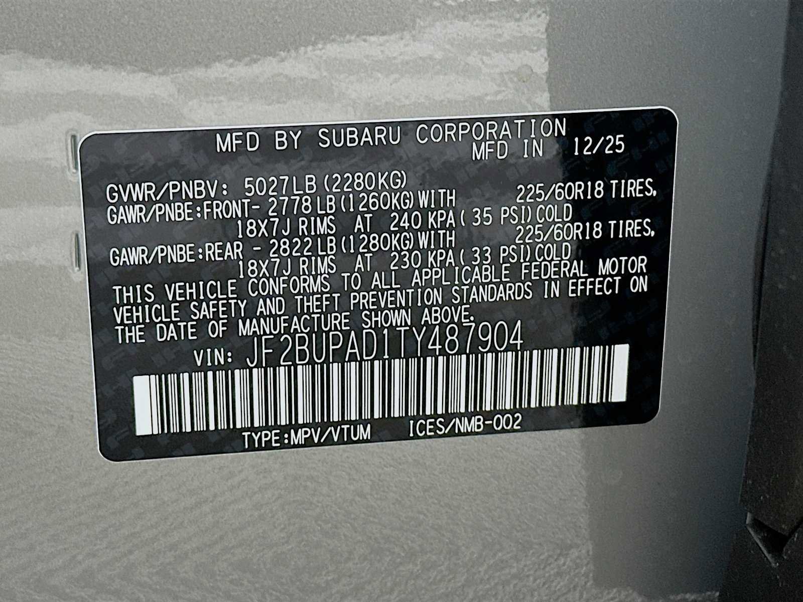 New 2026 Subaru Outback Premium image 29