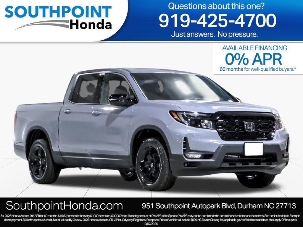 New 2026 Honda Ridgeline Black Edition
