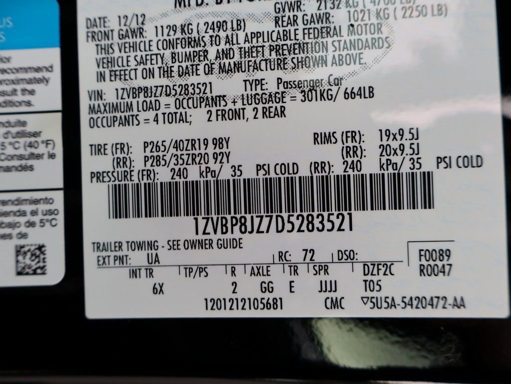 Used 2013 Ford Mustang Shelby GT500 image 39