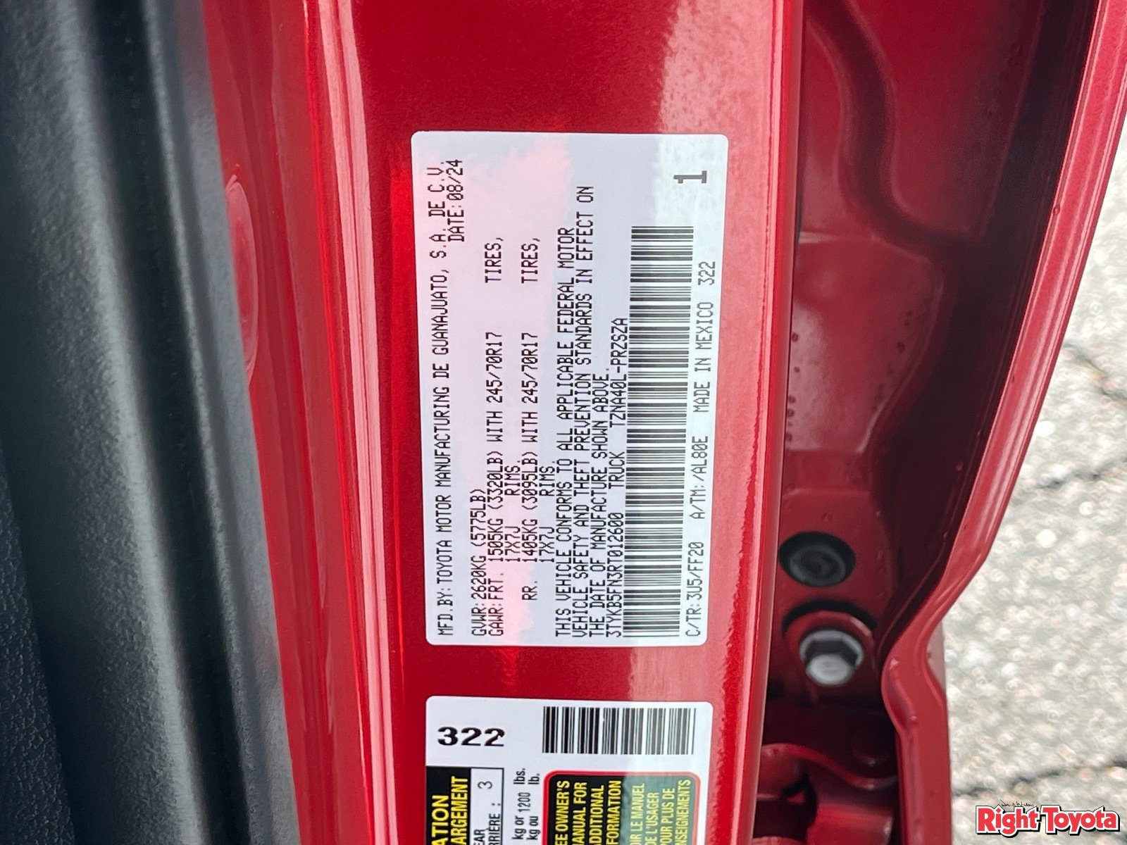 Certified 2024 Toyota Tacoma SR5 RWD image 33