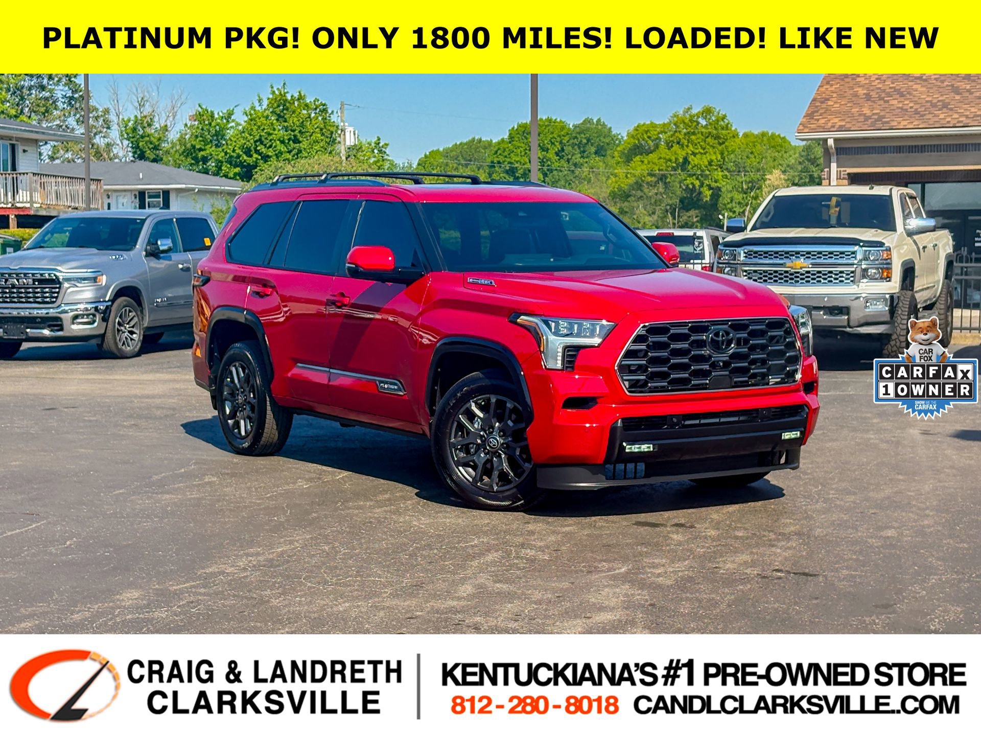 Used 2025 Toyota Sequoia Platinum AWD/4WD image 1
