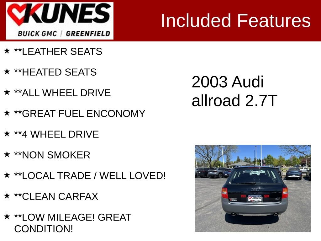 Used 2003 Audi allroad 2.7T AWD/4WD image 2