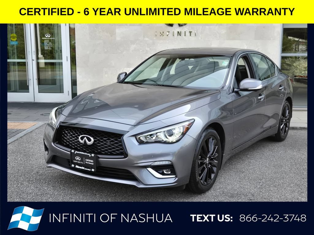 Certified 2023 INFINITI Q50 Luxe w/ Cargo Package