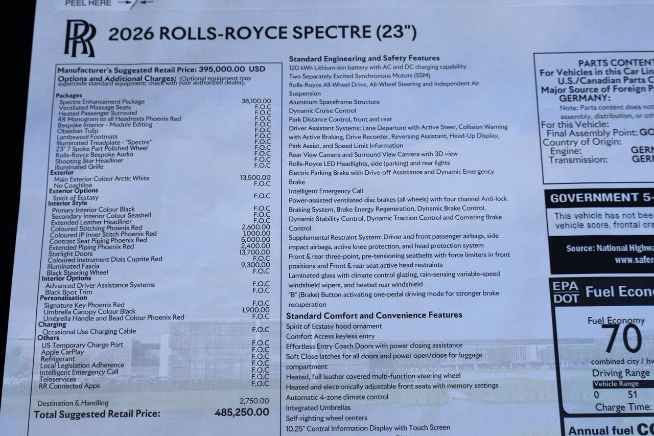 New 2026 Rolls-Royce Spectre AWD/4WD image 19