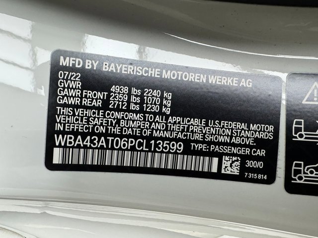 Certified 2023 BMW 430i xDrive Convertible w/ M Sport Package image 28