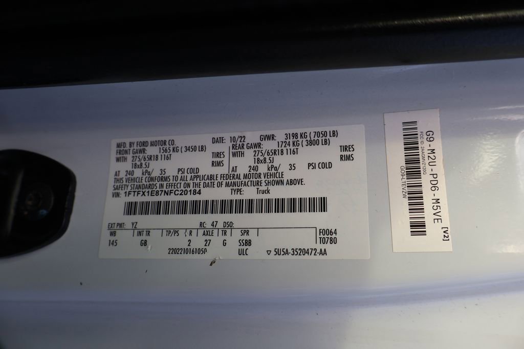 Used 2022 Ford F150 XL w/ STX Appearance Package image 49