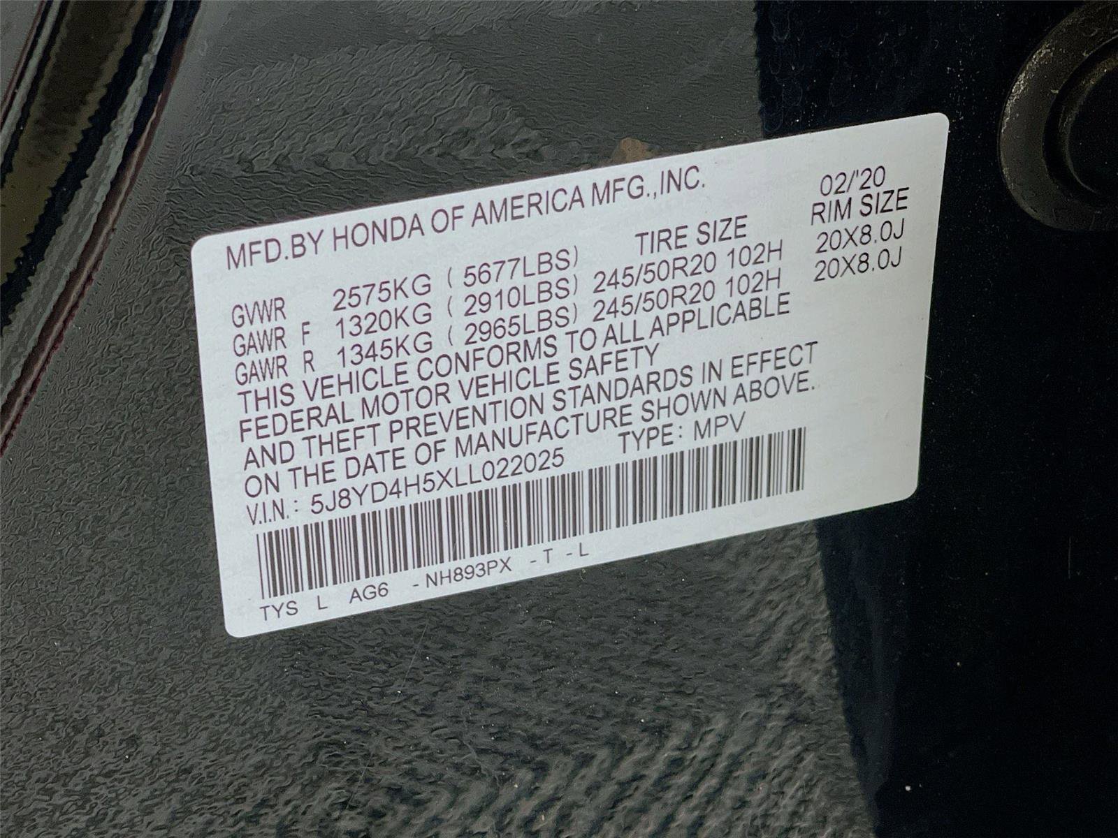 Used 2020 Acura MDX SH-AWD w/ Technology Package image 36