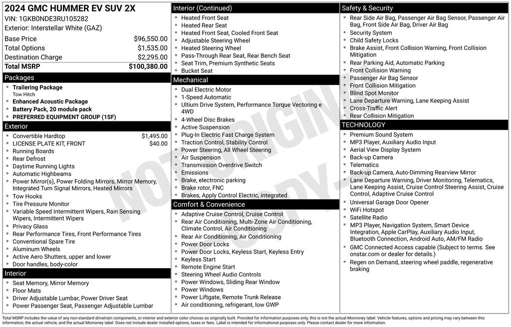 Used 2024 GMC Hummer EV 2X AWD/4WD image 3