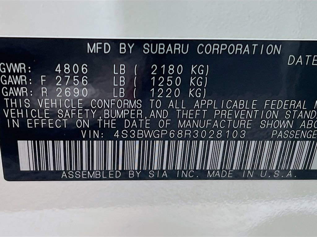 Certified 2024 Subaru Legacy Touring XT AWD/4WD image 27