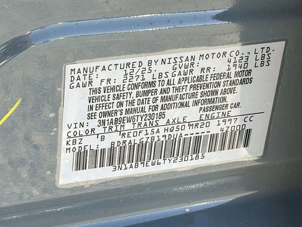 New 2026 Nissan Sentra SL w/ Floor Mat Package image 21