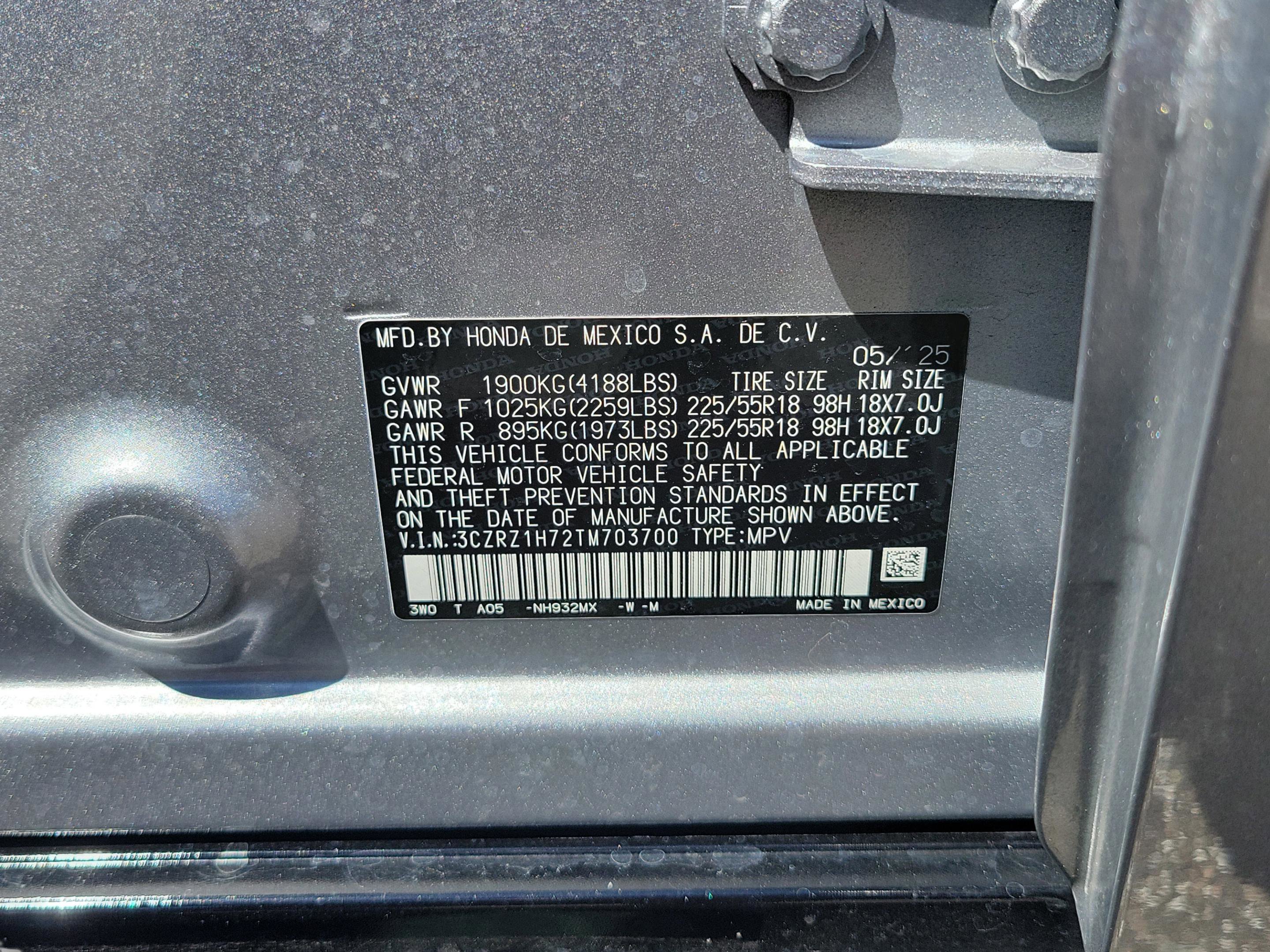 Used 2026 Honda HR-V EX-L image 35