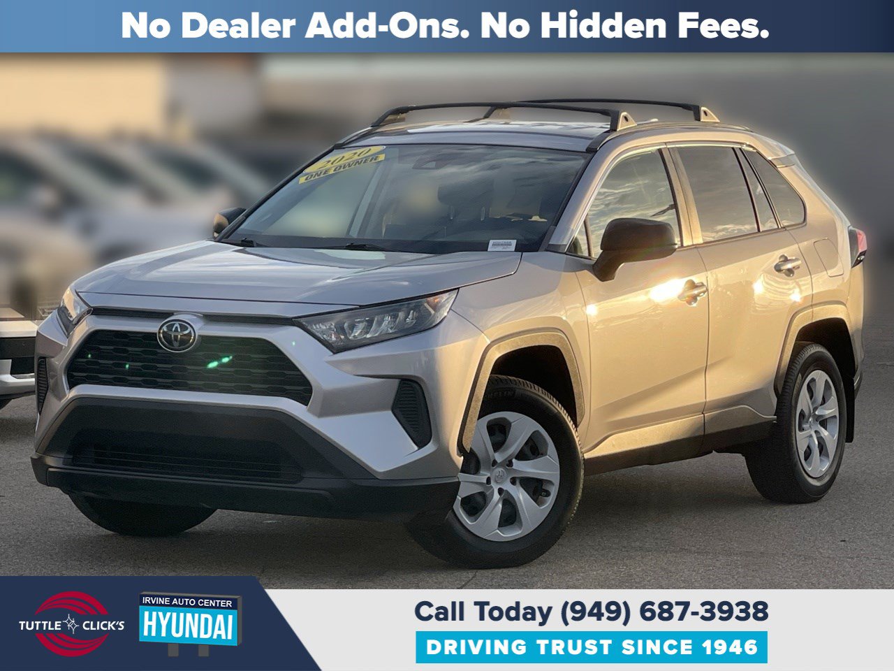 Used 2020 Toyota RAV4 LE w/ All Weather Liner Package FWD image 1