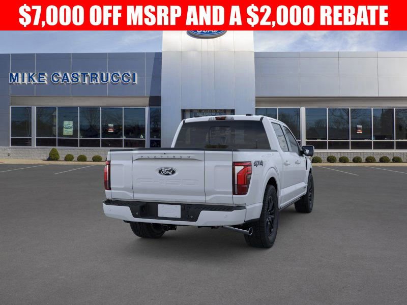 New 2025 Ford F150 Platinum w/ Equipment Group 702A High image 8